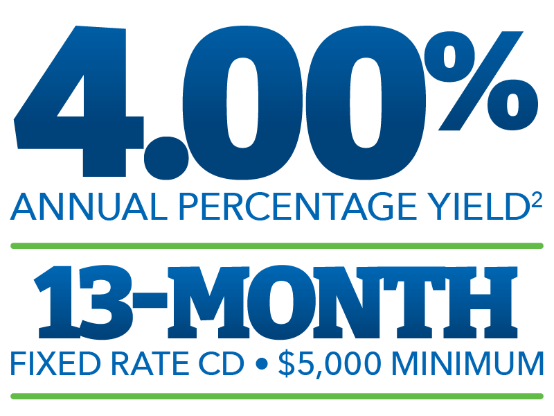 4.00% APY - 13-Month