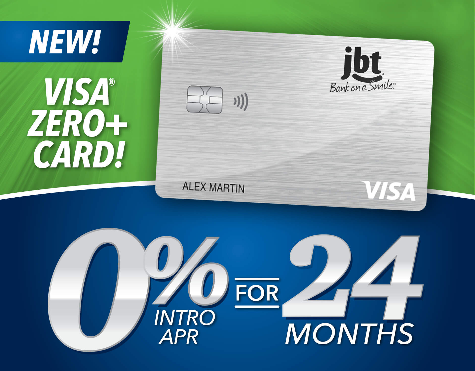 Introducing Visa® Zero+… <br> 0% Intro APR plus Rewards!