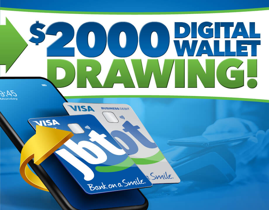 Add Your JBT Visa® Debit Card to Your Digital Wallet