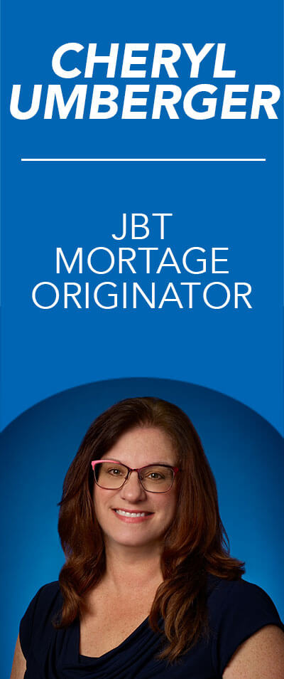 Photo of Cheryl Umberger, JBT Mortgage Originator