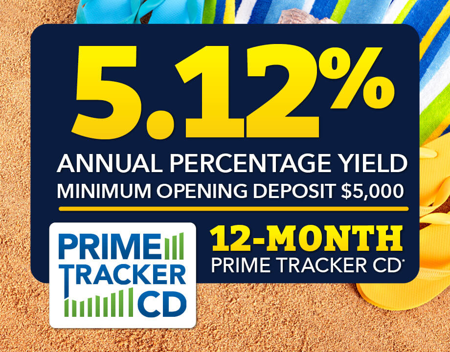When the Prime Rate changes, so will your JBT Prime Tracker CD yield!