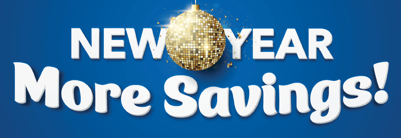 New Year - More Savings