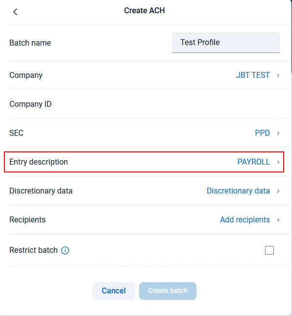 action required for ach originators