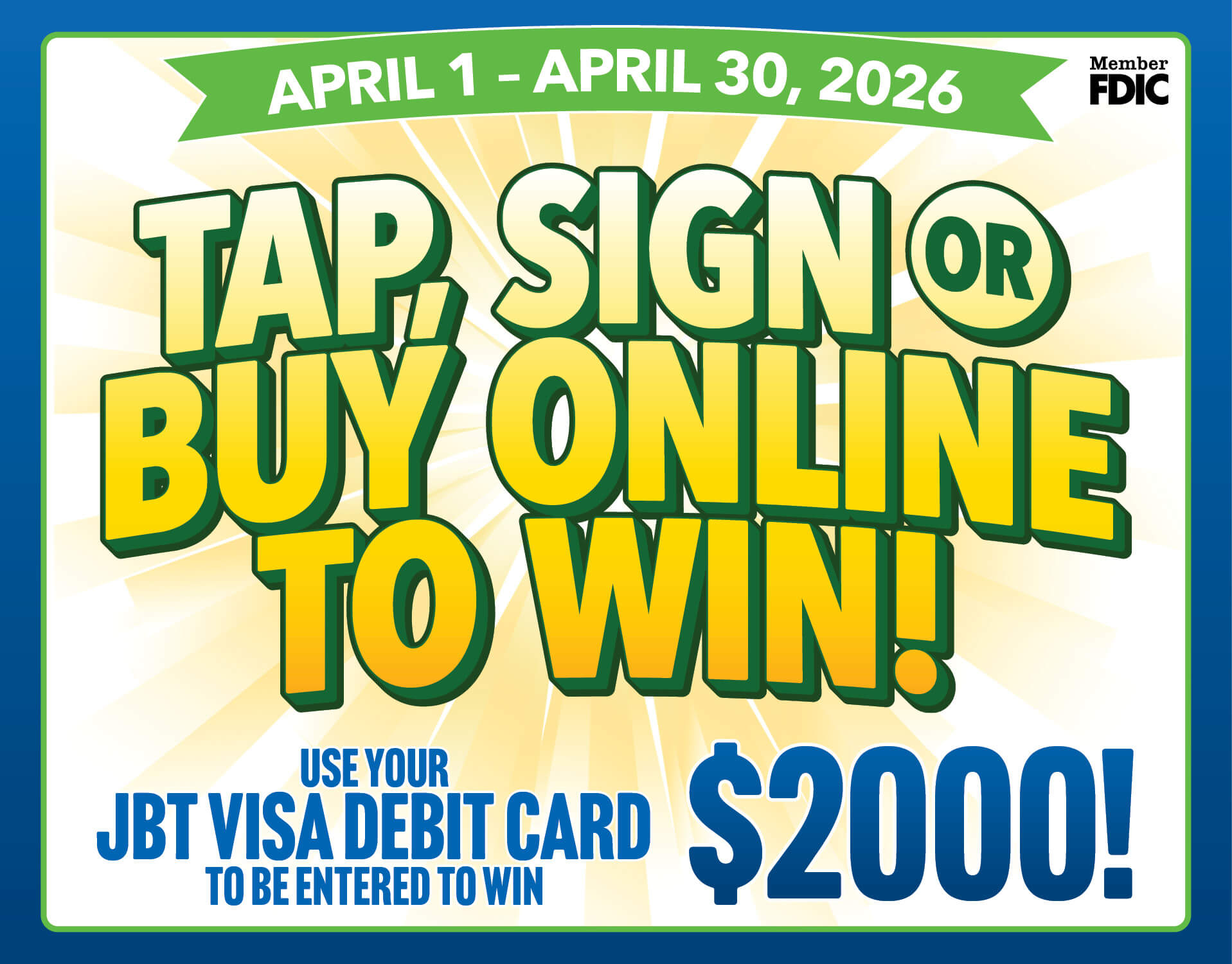 The More You Use It, The More You’re Entered!